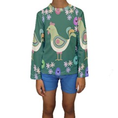 Easter Kids  Long Sleeve Swimwear by Valentinaart