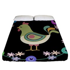 Easter Fitted Sheet (california King Size) by Valentinaart