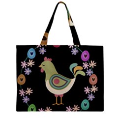 Easter Zipper Mini Tote Bag by Valentinaart