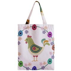 Easter Zipper Classic Tote Bag by Valentinaart