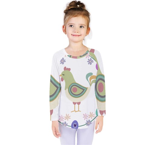 Easter Kids  Long Sleeve Tee by Valentinaart