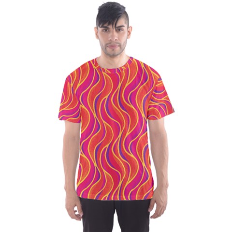 Pattern Men s Sport Mesh Tee by Valentinaart