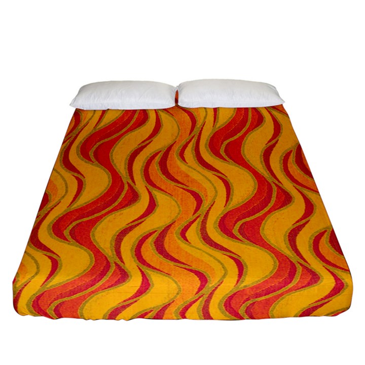 Pattern Fitted Sheet (California King Size)