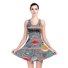 Changing Forms Abstract Reversible Skater Dress by digitaldivadesigns