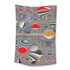 Changing Forms Abstract Small Tapestry by digitaldivadesigns