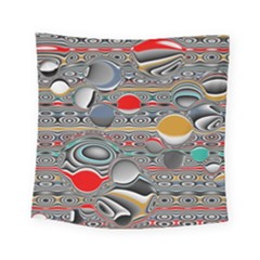 Changing Forms Abstract Square Tapestry (small) by digitaldivadesigns