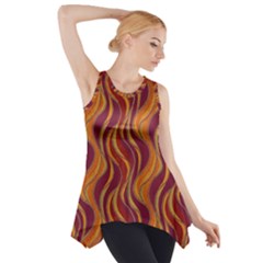 Pattern Side Drop Tank Tunic by Valentinaart