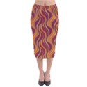 Pattern Velvet Midi Pencil Skirt View1