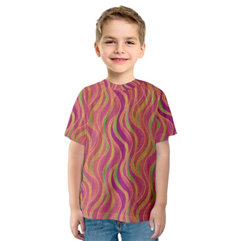 Pattern Kids  Sport Mesh Tee by Valentinaart