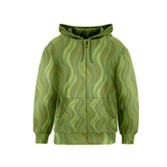 Pattern Kids  Zipper Hoodie