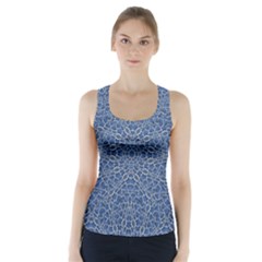 Intricate Geometric Print Racer Back Sports Top by dflcprintsclothing