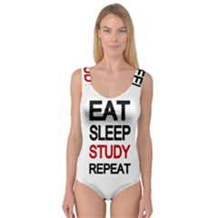 Eat Sleep Study Repeat Princess Tank Leotard  by Valentinaart