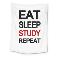 Eat Sleep Study Repeat Medium Tapestry