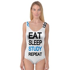 Eat Sleep Study Repeat Princess Tank Leotard  by Valentinaart