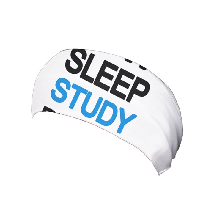 Eat sleep study repeat Yoga Headband