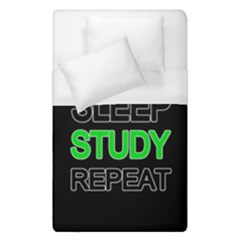 Eat Sleep Study Repeat Duvet Cover (single Size) by Valentinaart