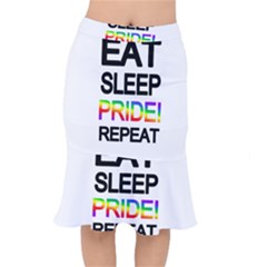 Eat Sleep Pride Repeat Mermaid Skirt