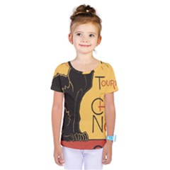 Black Cat Kids  One Piece Tee