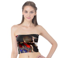 Confederate Flag Usa America United States Csa Civil War Rebel Dixie Military Poster Skull Tube Top