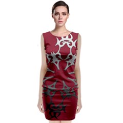 Ethnic Classic Sleeveless Midi Dress by mugebasakclothing