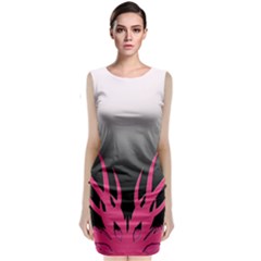 Pink Dance Classic Sleeveless Midi Dress by mugebasakclothing