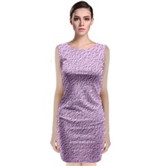 Pink Classic Sleeveless Midi Dress by mugebasakclothing