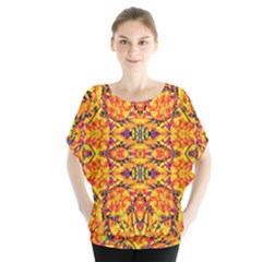 Colorful Vibrant Ornate Blouse