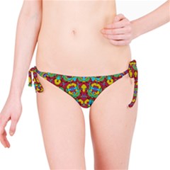 Geometric Multicolored Print Bikini Bottom