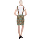 Geometric Multicolored Print Braces Suspender Skirt View2