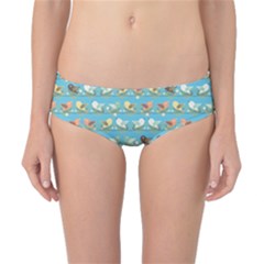 Assorted Birds Pattern Classic Bikini Bottoms by linceazul