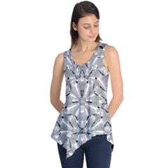 Modern Oriental Ornate Sleeveless Tunic by dflcprintsclothing