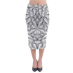 Modern Oriental Ornate Midi Pencil Skirt by dflcprintsclothing