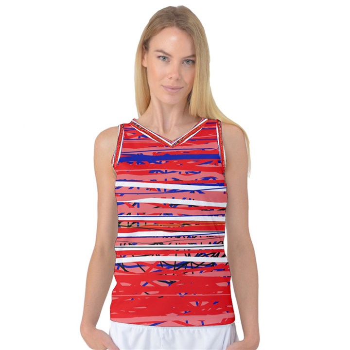 Art Women s Basketball Tank Top