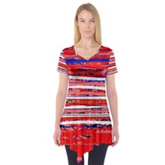 Art Short Sleeve Tunic  by Valentinaart