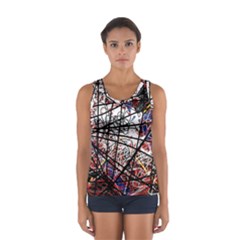 Art Women s Sport Tank Top  by Valentinaart