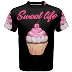 Sweet Life Men s Cotton Tee by Valentinaart