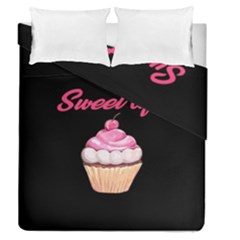 Sweet Life Duvet Cover Double Side (queen Size)