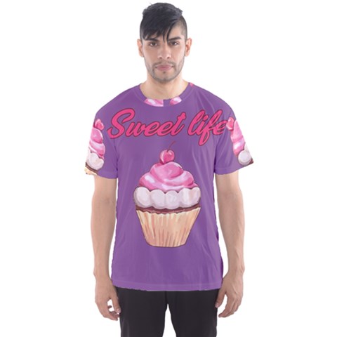 Sweet Life Men s Sport Mesh Tee by Valentinaart