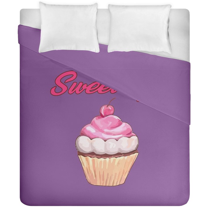 Sweet life Duvet Cover Double Side (California King Size)