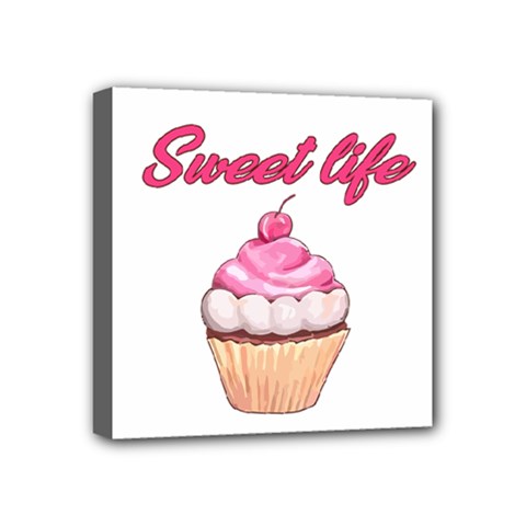 Sweet Life Mini Canvas 4  X 4  by Valentinaart