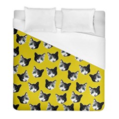 Cat Pattern Duvet Cover (full/ Double Size) by Valentinaart