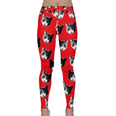 Cat Pattern Classic Yoga Leggings by Valentinaart