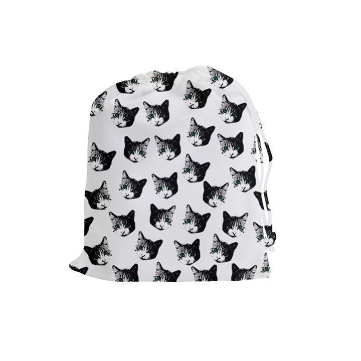 Cat pattern Drawstring Pouches (Large) 