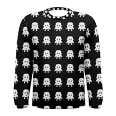 Emoji Baby Vampires Pattern Men s Long Sleeve Tee by dflcprintsclothing