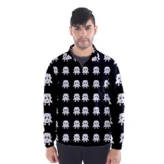 Emoji Baby Vampires Pattern Wind Breaker (men)