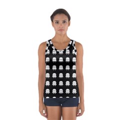 Emoji Baby Vampires Pattern Women s Sport Tank Top  by dflcprintsclothing