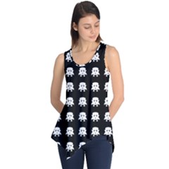 Emoji Baby Vampires Pattern Sleeveless Tunic by dflcprintsclothing