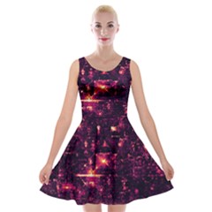 /r/place Velvet Skater Dress by rplace