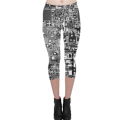 /r/place Retro Capri Leggings  by rplace