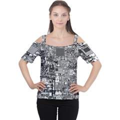 /r/place Retro Women s Cutout Shoulder Tee